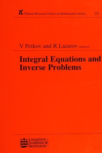 Cover image for Integral equations and inverse problems