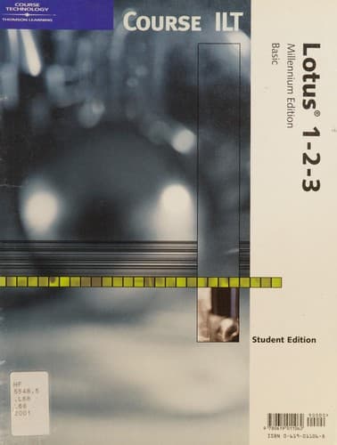 Cover image for Course ILT: Lotus 1-2-3 Millennium Edition