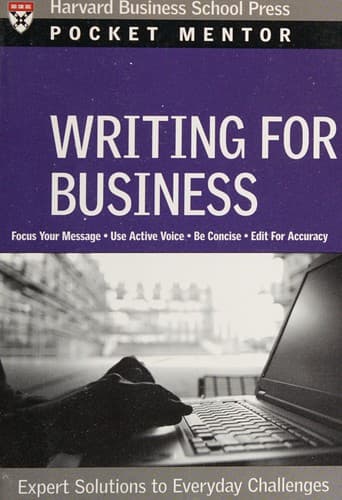 Cover image for Writing for business