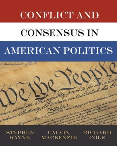 Cover image for Conflict and Consensus in American Politics