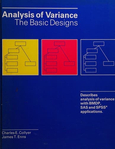 Cover image for Analysis of variance