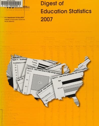 Cover image for Digest of Education Statistics 2007