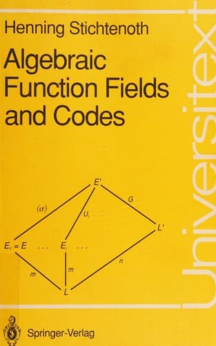 Cover image for Algebraic function fields and codes