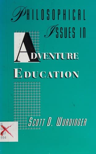 Cover image for Philosophical issues in adventure education