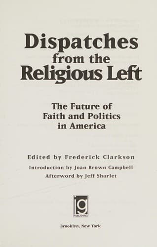Dispatches from the religious left