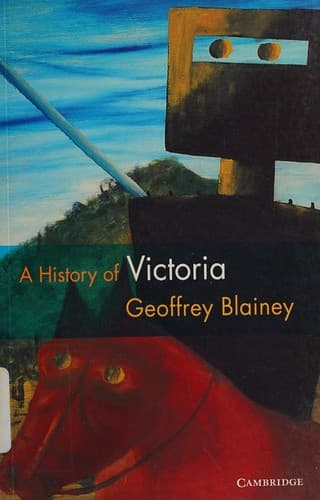 Cover image for A history of Victoria