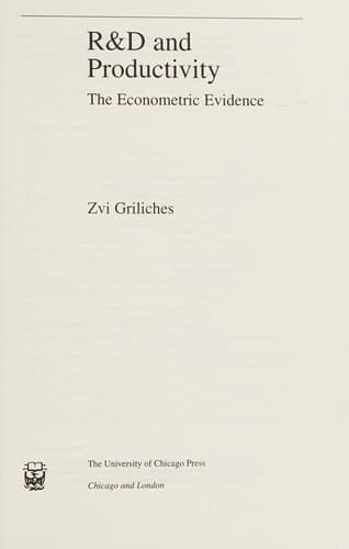 Cover image for R&D and productivity