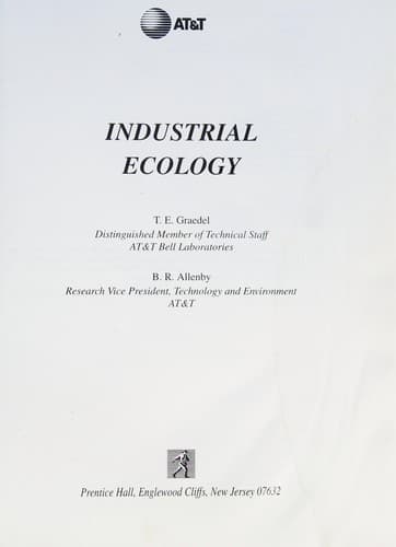 Cover image for Industrial ecology