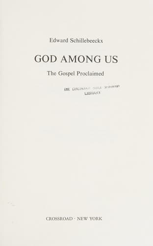 Cover image for God among us