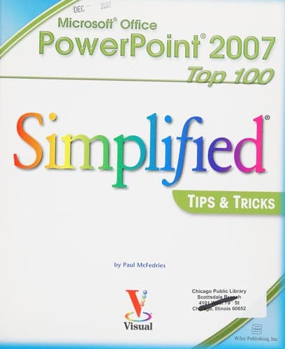 Cover image for Powerpoint 2007