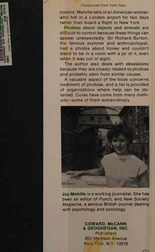 Cover image for Phobias and obsessions