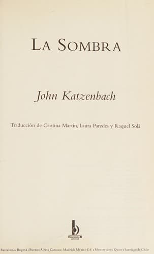Cover image for La sombra
