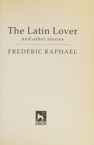 Cover image for The Latin lover and other stories