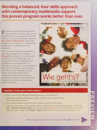 Cover image for Wie geht's?