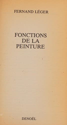 Cover image for Fonctions de la peinture.