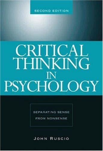 Cover image for Critical Thinking in Psychology