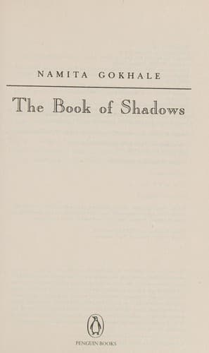 Cover image for The book of shadows