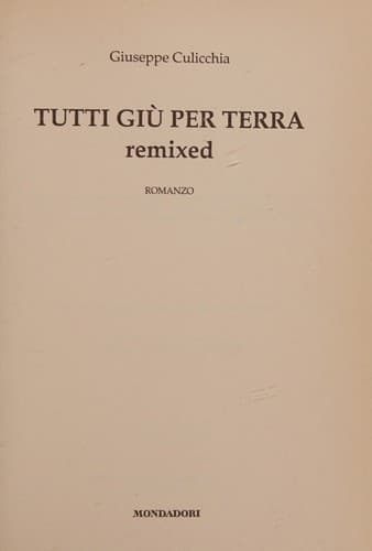 Tutti giù per terra