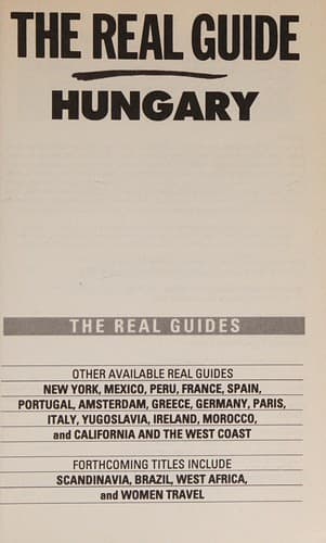 Cover image for The real guide.