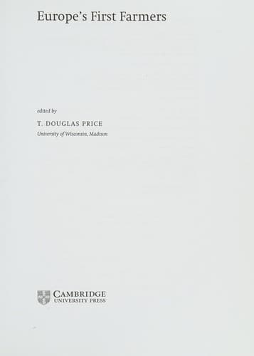 Cover image for Europe's first farmers