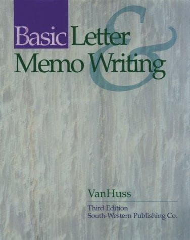 Cover image for Basic Letter & Memo Writing