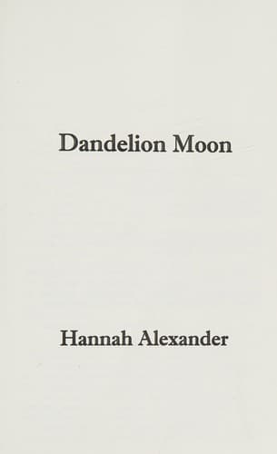Cover image for Dandelion moon