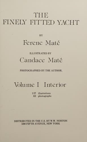 Cover image for Finely Fitted Yacht