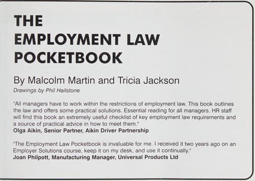 Cover image for The employment law pocketbook