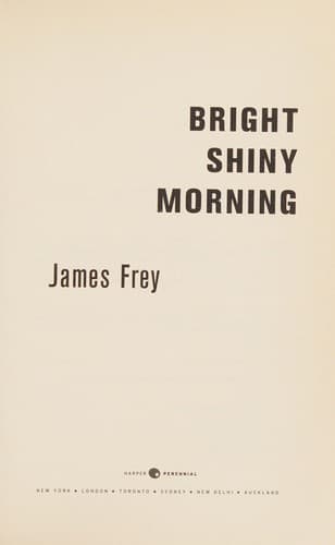 Cover image for Bright Shiny Morning Intl