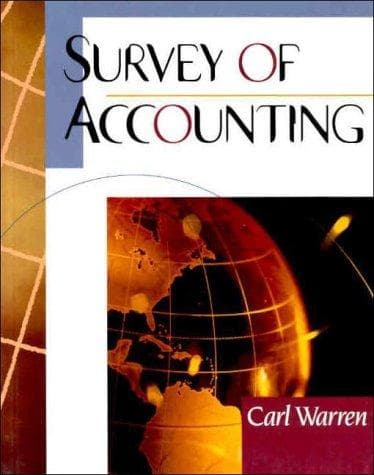 Cover image for Survey of Accounting