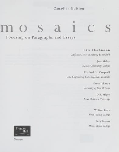 Cover image for Mosaics