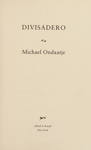 Cover image for Divisadero