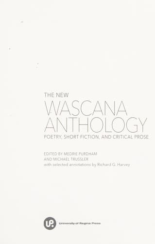 The new Wascana anthology