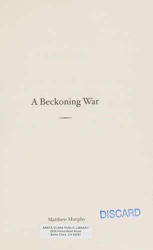 Cover image for A beckoning war