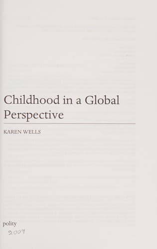 Cover image for Childhood in a global perspective