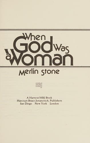 Cover image for When God was a woman