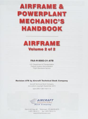 Cover image for Airframe & powerplant mechanics handbook