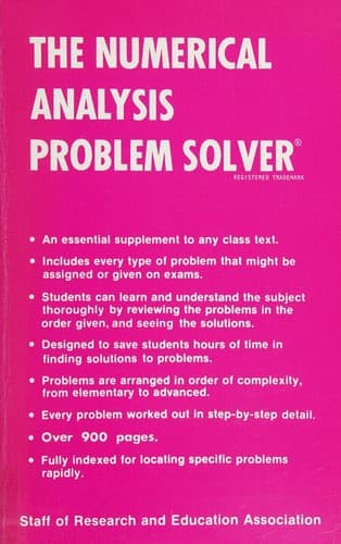 Cover image for The Numerical analysis problem solver