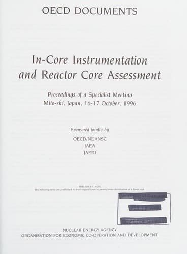 In-core instrumentation and reactor core assessment
