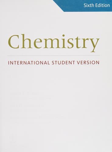 Cover image for Chemistry
