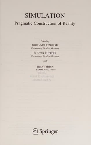 Cover image for Simulation