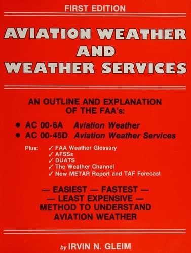 Cover image for Aviation weather and weather services
