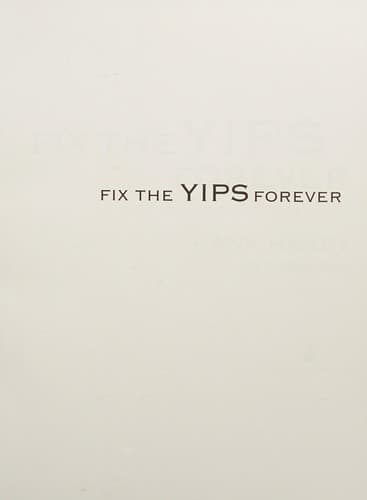 Cover image for Fix the yips forever