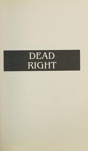 Cover image for Dead right