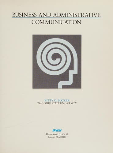 Cover image for Bus Admin Comm