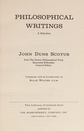 Cover image for Philosophical writings