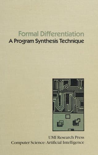 Cover image for Formal differentiation
