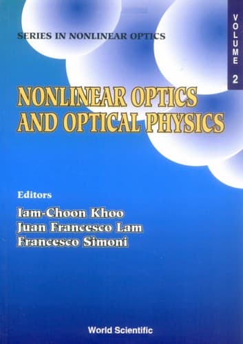 Cover image for Nonlinear optics and optical physics