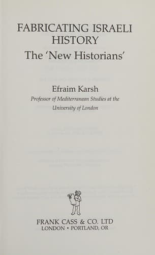 Cover image for Fabricating Israeli history