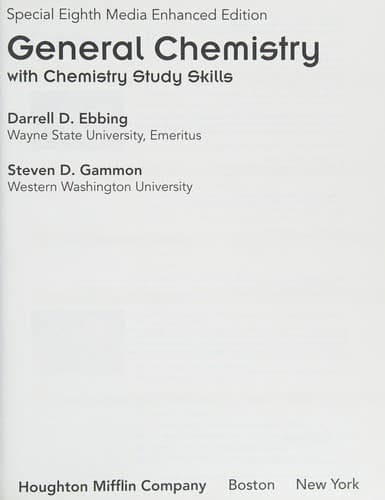 Cover image for General chemistry